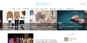 Image of prevailing woman wordpress website designed by webedge